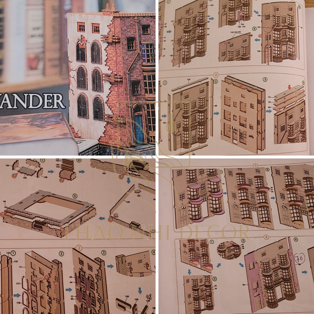 Ollivanders Wand Shop Book Nook - Harry Potter