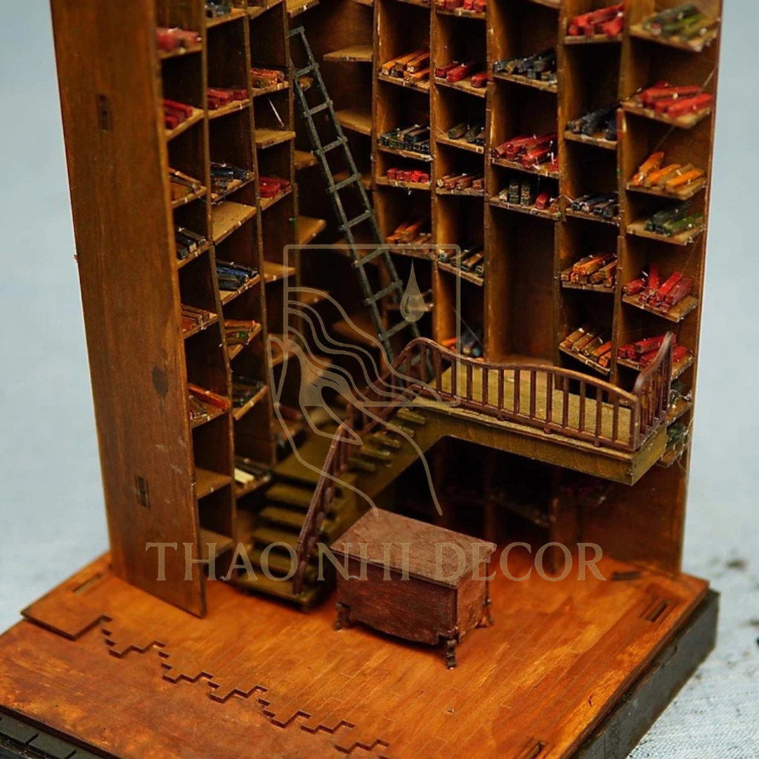 Ollivanders Wand Shop Book Nook - Harry Potter