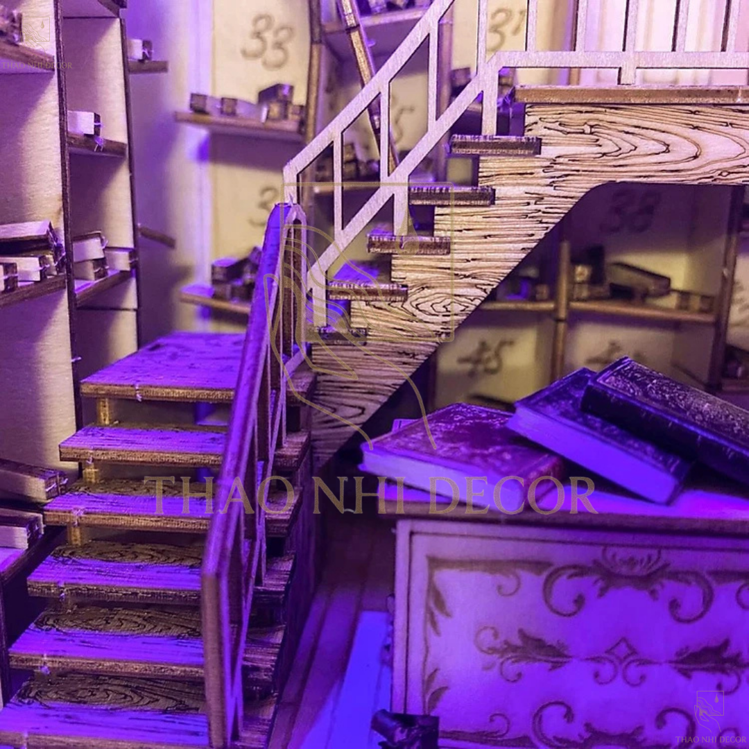 Ollivanders Wand Shop Book Nook - Harry Potter