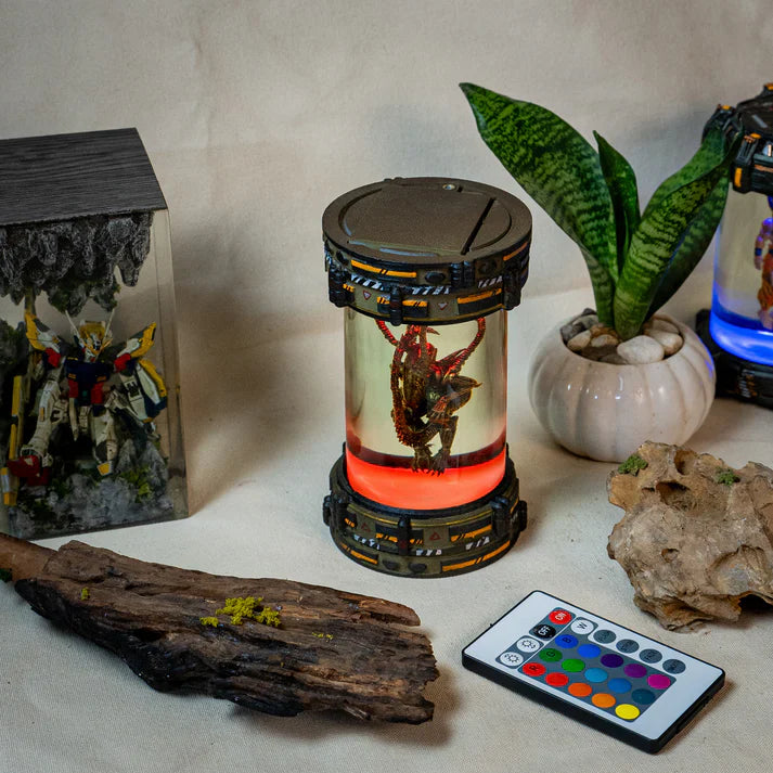 Alien Xenomorph Biolab Resin Lamp