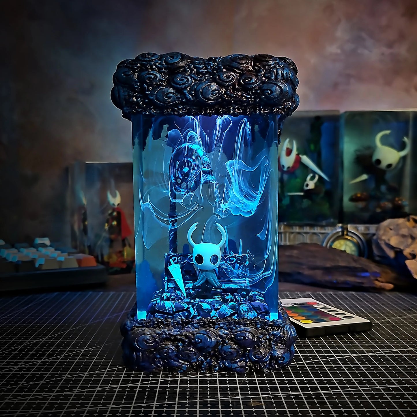 Hollow Knight Inspired Resin Diorama Lamp