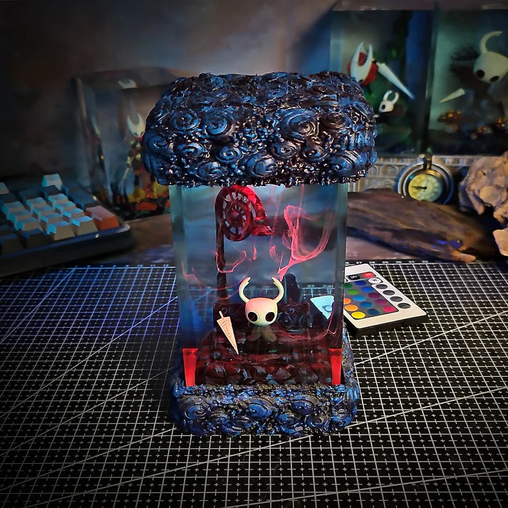 Hollow Knight Inspired Resin Diorama Lamp