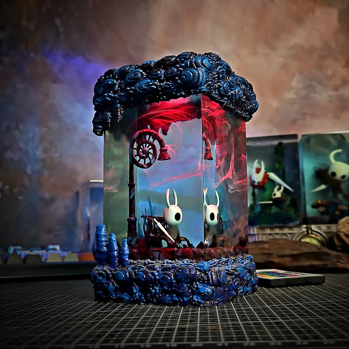 Hollow Knight Inspired Resin Diorama Lamp