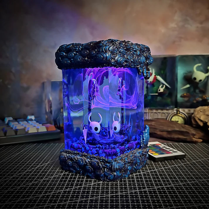 Hollow Knight Inspired Resin Diorama Lamp