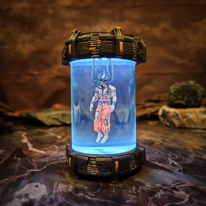 Goku Healing Chamber Lamp, Dragon Ball Z Resin Diorama