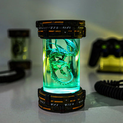 Alien Xenomorph Biolab Resin Lamp V1