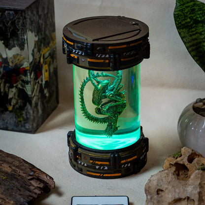Alien Xenomorph Biolab Resin Lamp