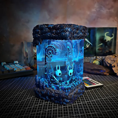 Hollow Knight Inspired Resin Diorama Lamp