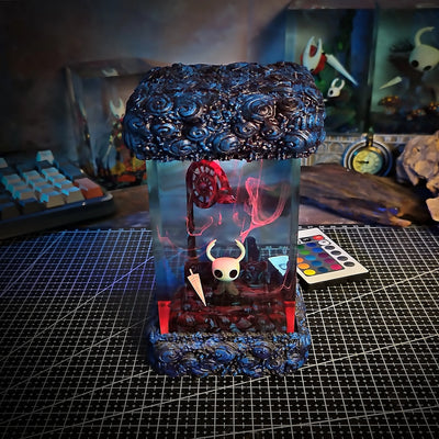 Hollow Knight Inspired Resin Diorama Lamp