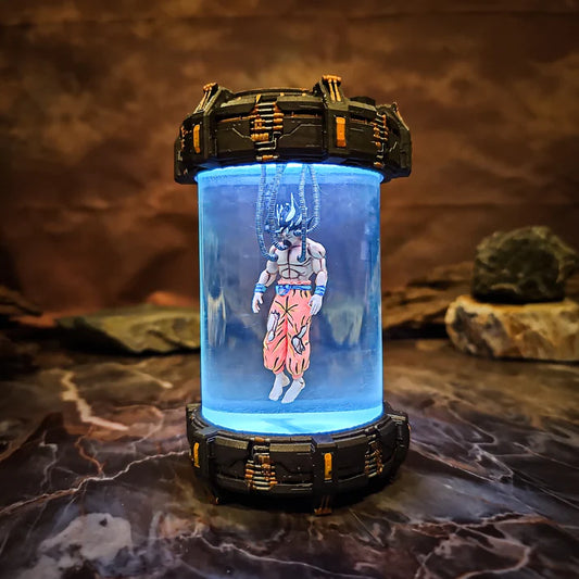 Goku Healing Chamber Lamp, Dragon Ball Z Resin Diorama