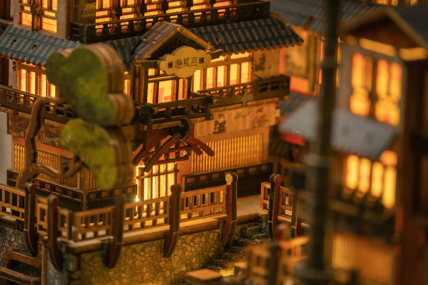 Ginzan Onsen Hot Bath Model