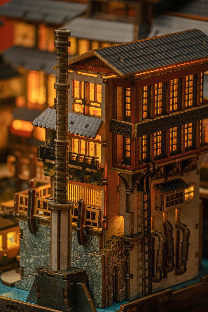 Ginzan Onsen Hot Bath Model