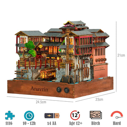Ginzan Onsen Hot Bath Model