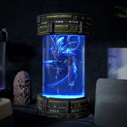 Alien Xenomorph Biolab Resin Lamp V1
