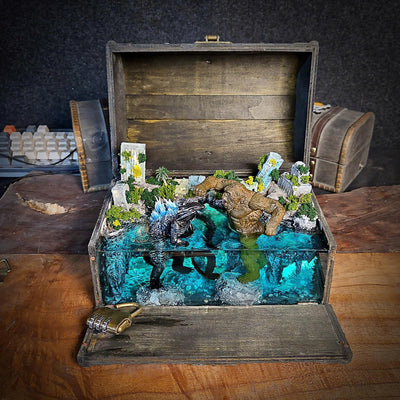 Godzilla vs Kong Diorama Box